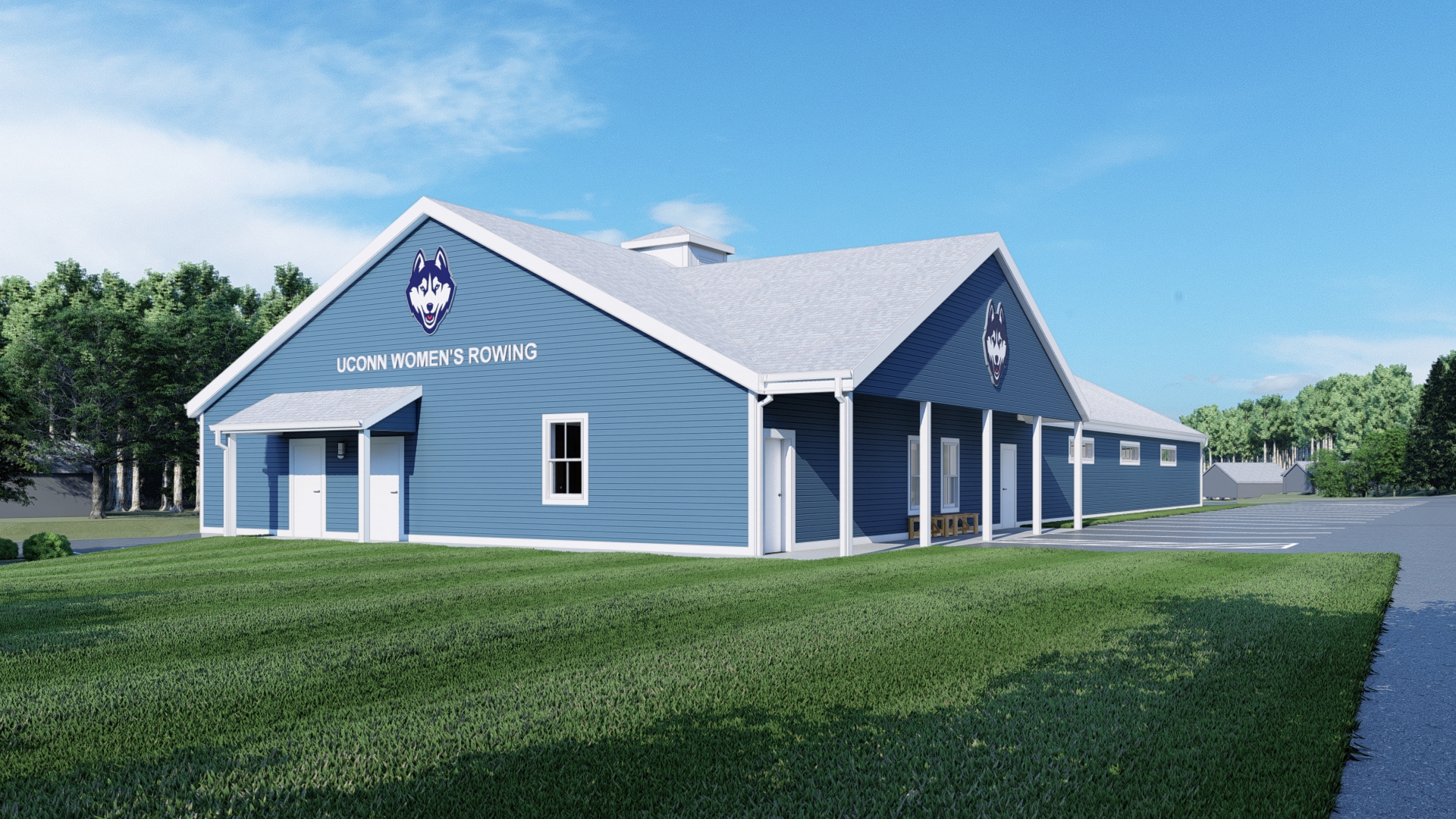 UConn Women's Rowing Boathouse